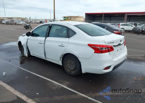 2017 Nissan Sentra S z USA, uszkodzony, nr VIN 3N1AB7AP9HY384240